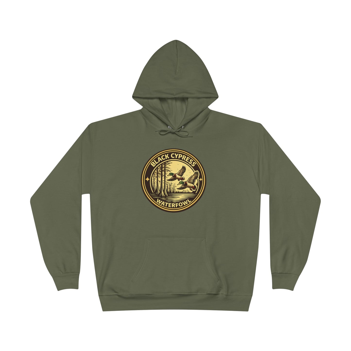 Black Cypress Waterfowl Mallard Hoodie